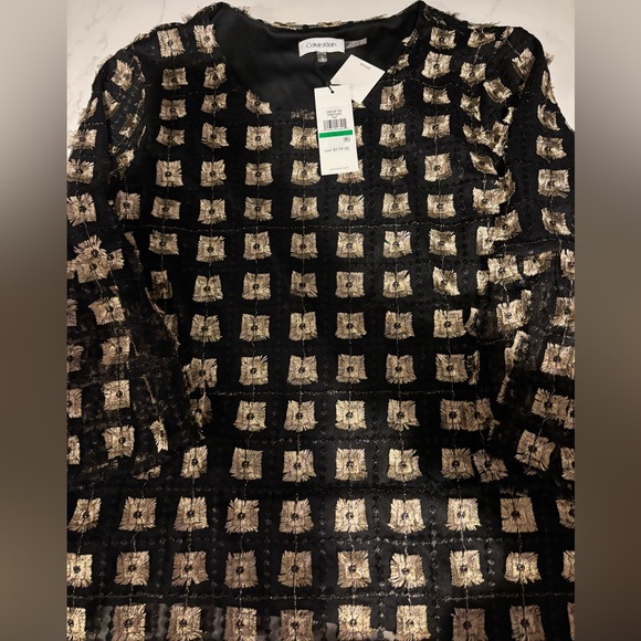 NWT Calvin Klein Blouse size L - Picture 3 of 5